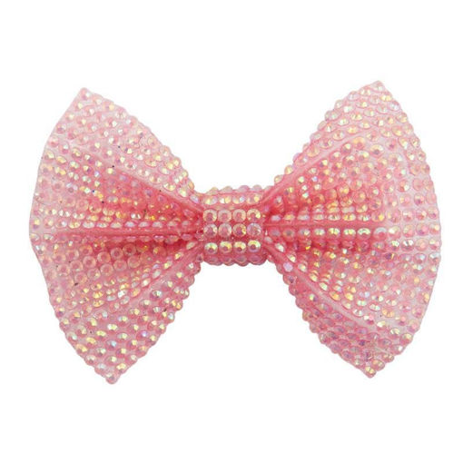 Picture of GEM PINK BOW HAIRCLIP
